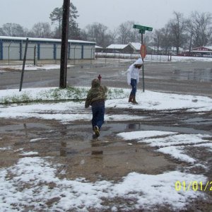 Snow in Atmore Alabama