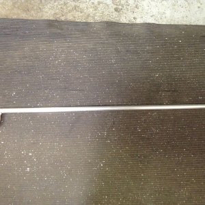 River rod, aluminum rod to stake tie airboats.